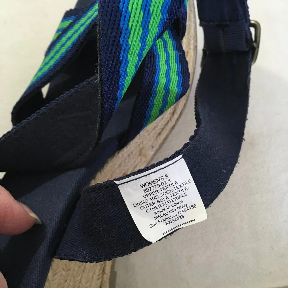 Old Navy Wedge Ankle Straps